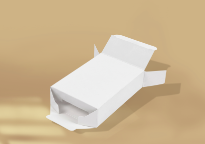 Folding carton (snap lock)