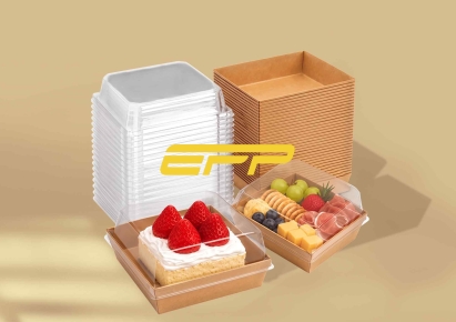 Paper boxes with PET lids