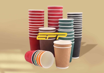 Ripple wall paper cups